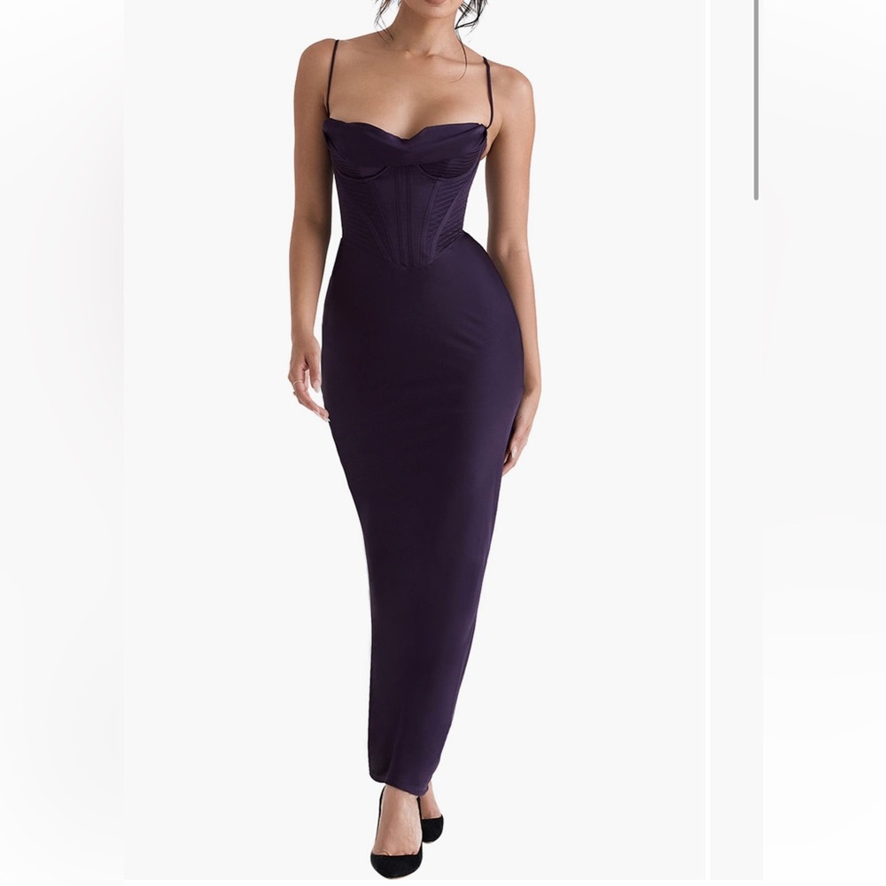 House of CB Charmaine Corset Dress Nightshade